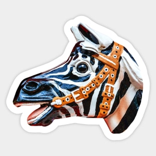 Zebra Galloper Sticker